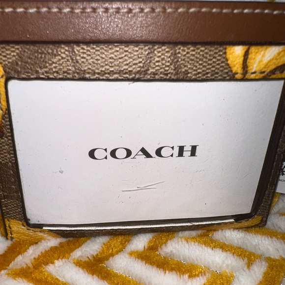 Coach Banana Print Card Holder - Picture 5 of 7